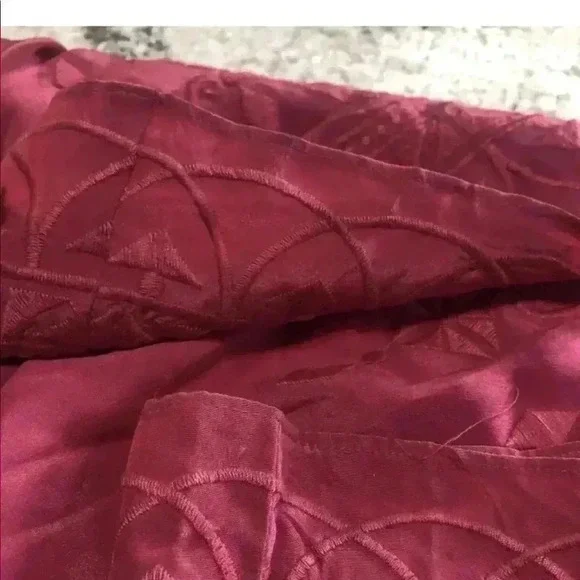 NEW Anthropologie Embroidered Silk Jumpsuit Romper PINK Sz M By Elevenses - Picture 8 of 10